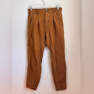 Free People Brown Chinos Relaxed Fit